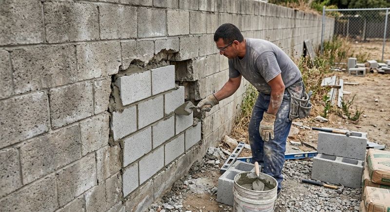 Block Wall Repair in Laveen, AZ