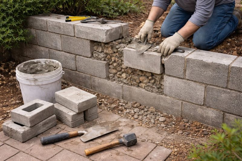 Block Wall Repair in Queen Creek, AZ