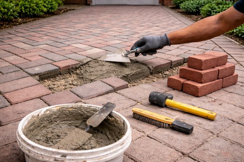 Brick Flatwork Repair in Scottsdale, AZ