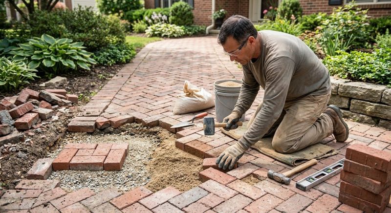 Brick Hardscape Repair in Chandler, AZ