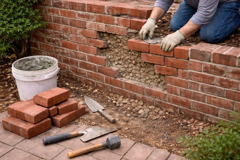 Brick Wall Repair in Apache Junction, AZ
