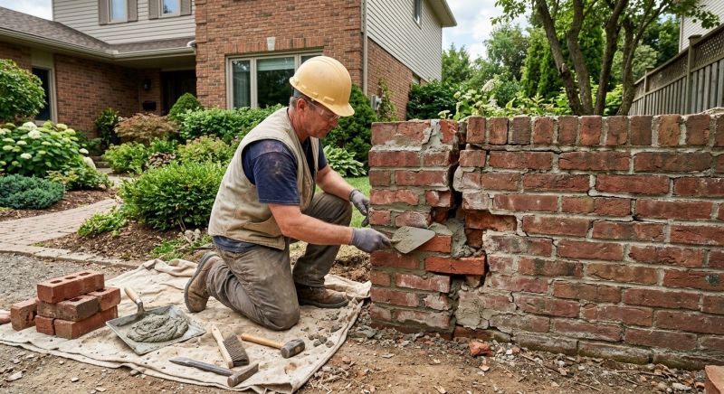 Brick Wall Repair in Gilbert, AZ