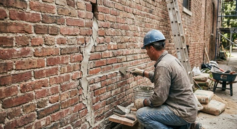 Brick Wall Repair in Mesa, AZ