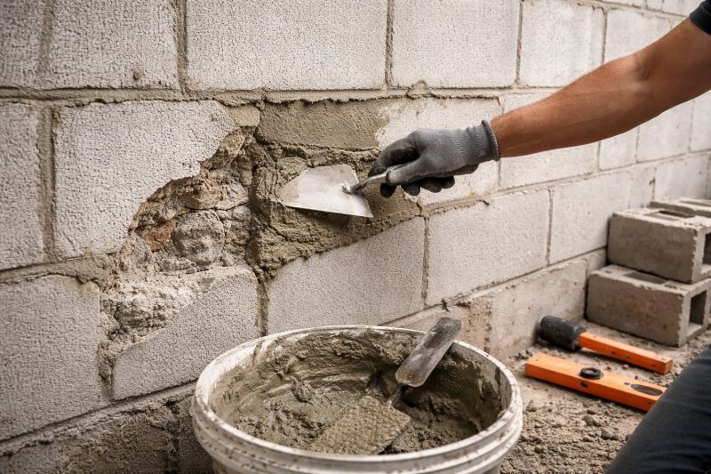 Cinder Block Wall Repair in Scottsdale, AZ