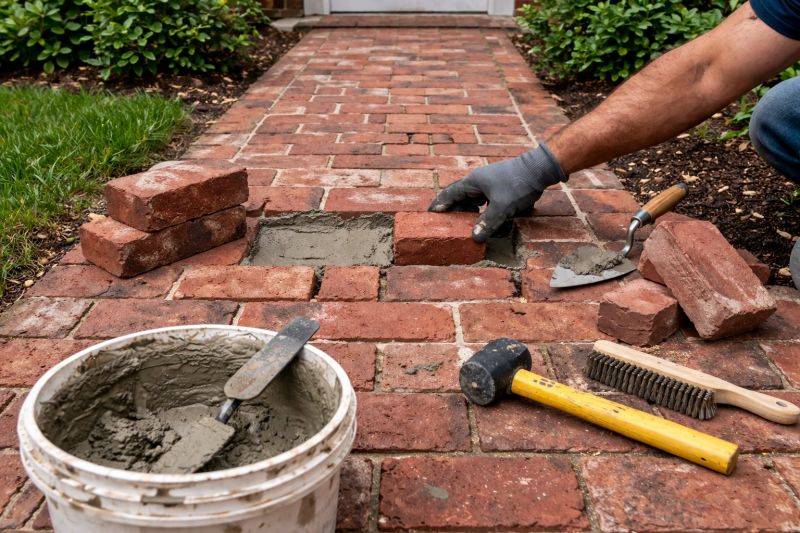 Entryway Brick Repair in Chandler, AZ
